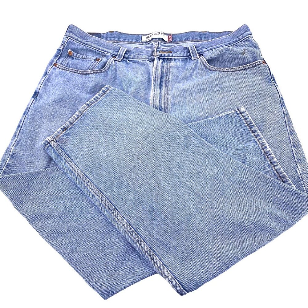 Levi's 550 Relaxed‎ Fit Jeans Men's size 40x30 light wash vintage